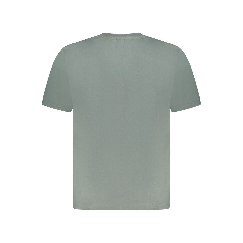 Grünes Herren-T-Shirt aus Baumwolle
