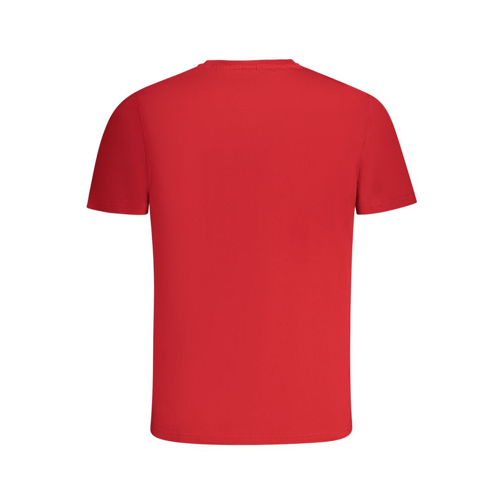 Rotes Herren-T-Shirt aus Baumwolle