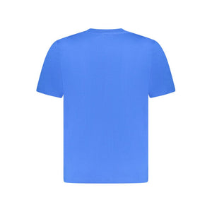 Blaues Herren-T-Shirt aus Baumwolle