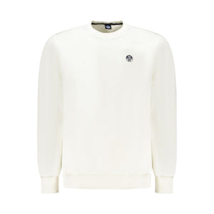 Weißer Baumwollpullover für Herren