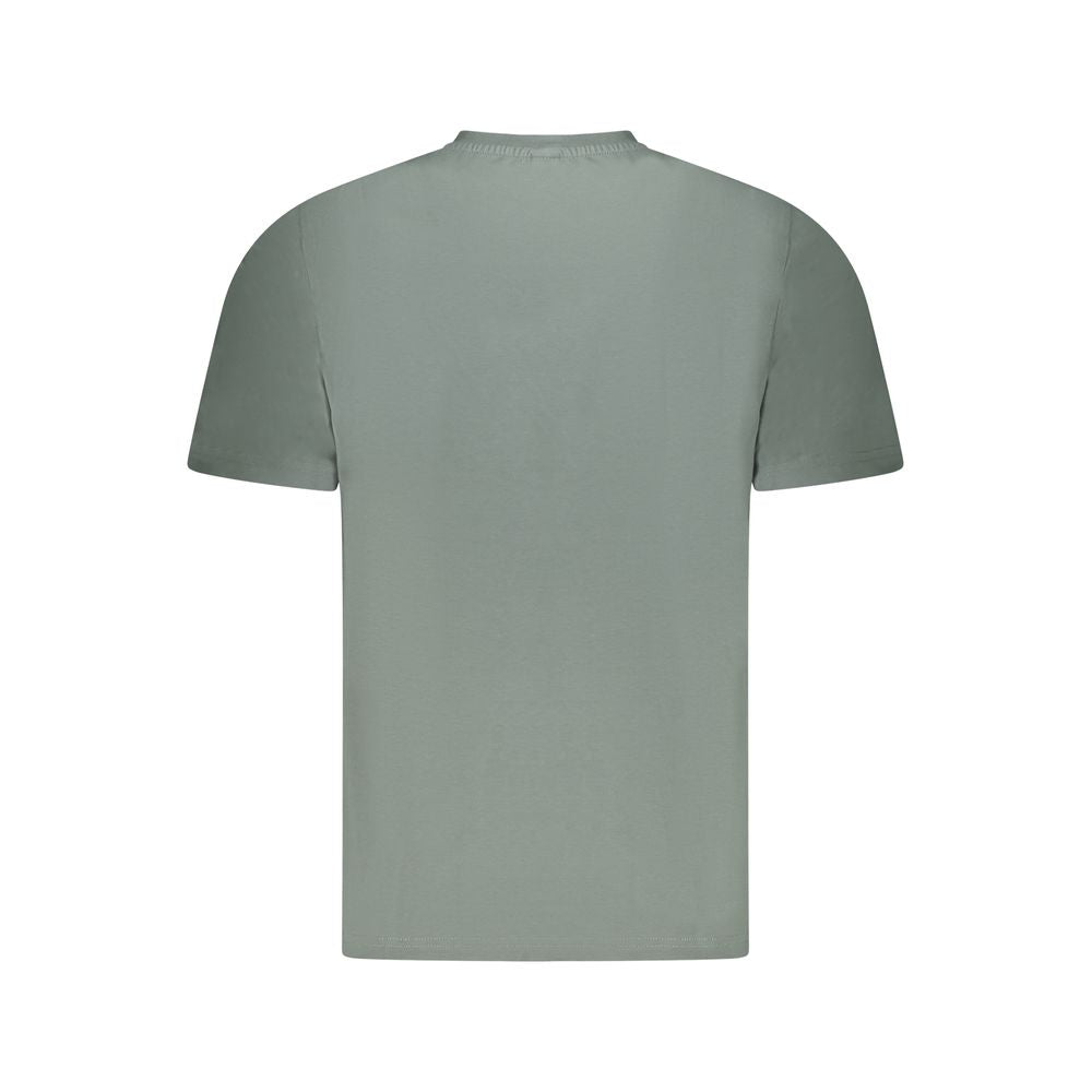 Grünes Herren-T-Shirt aus Baumwolle