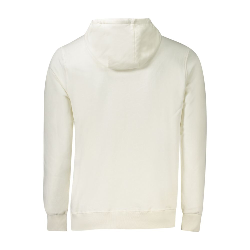 Weißer Baumwollpullover für Herren