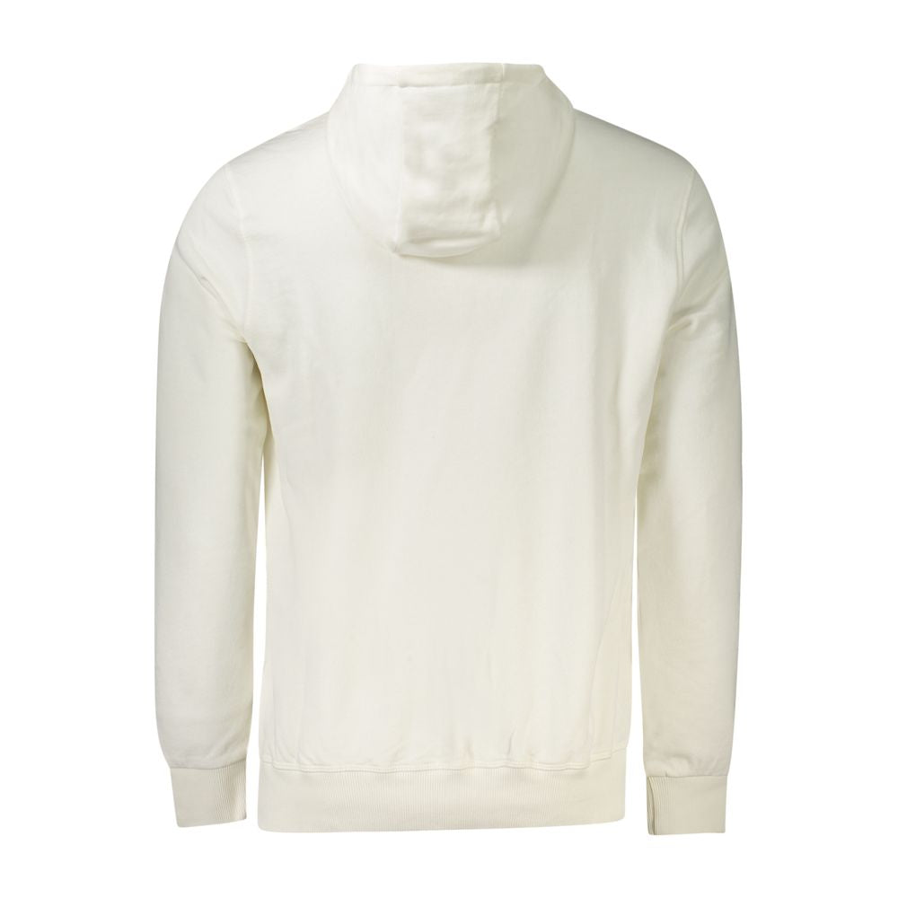 Weißer Baumwollpullover für Herren