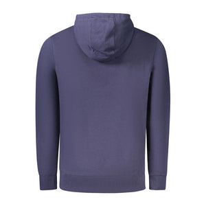 Blauer Baumwollpullover für Herren
