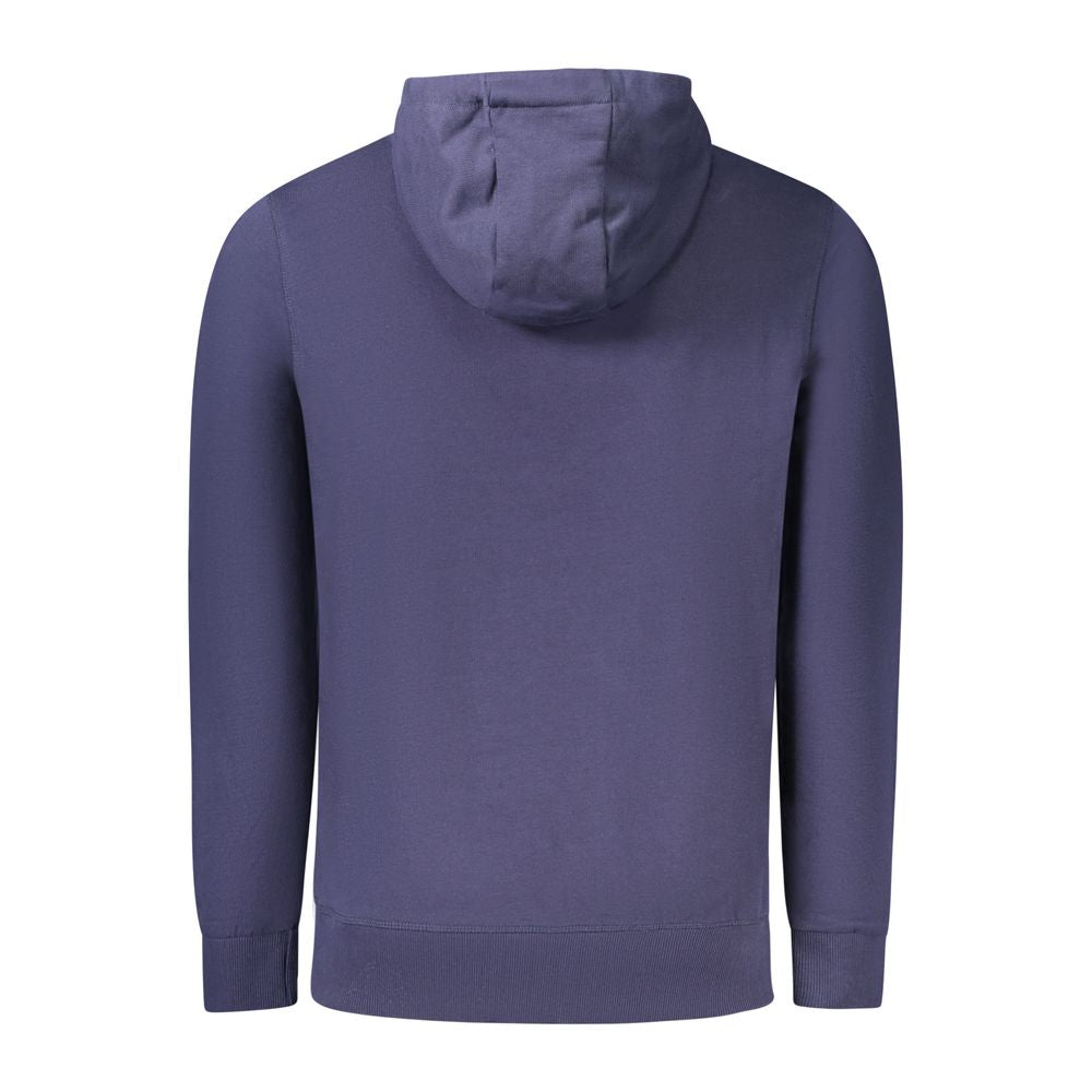 Blauer Baumwollpullover für Herren