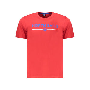 Rotes Herren-T-Shirt aus Baumwolle