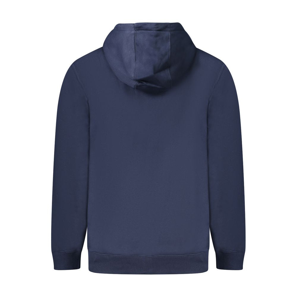 Blauer Baumwollpullover für Herren