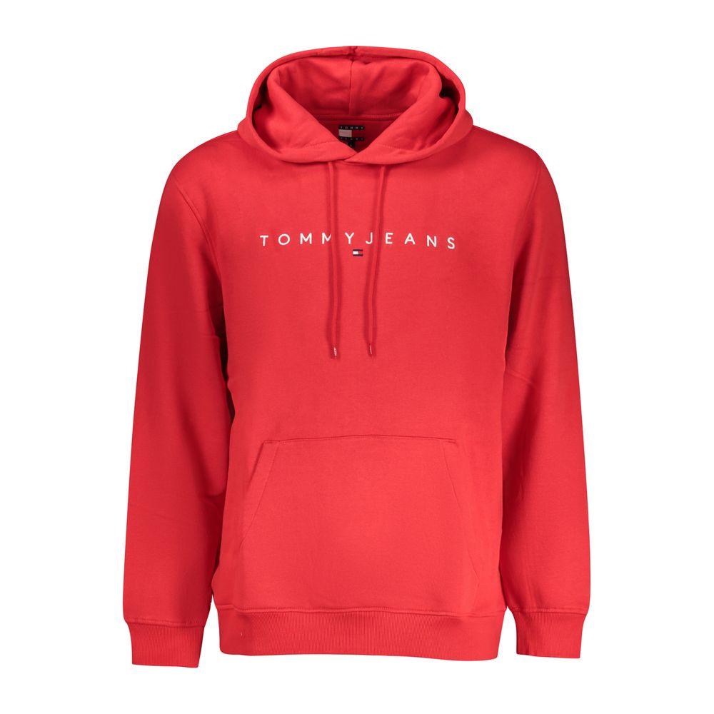 Roter Baumwollpullover für Herren