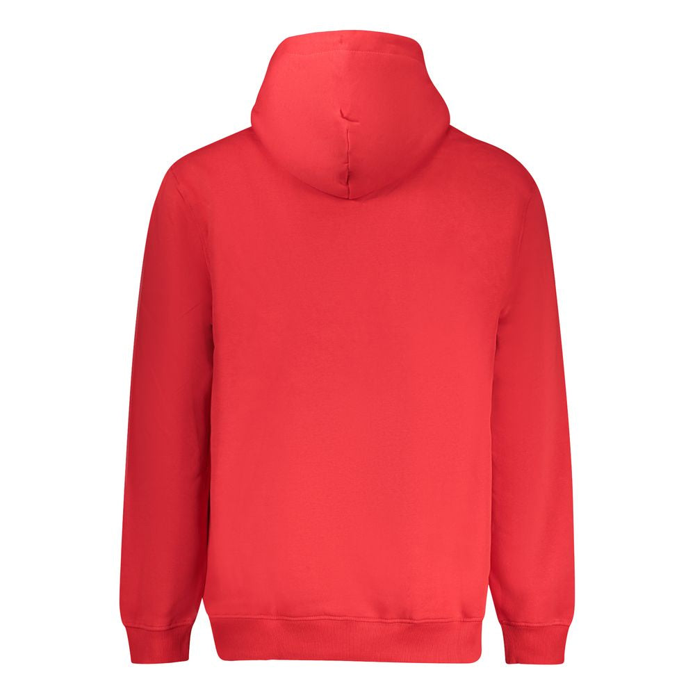 Roter Baumwollpullover für Herren