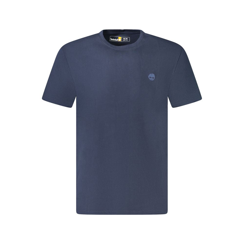 Blaues Baumwoll-T-Shirt