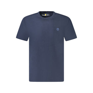 Blaues Baumwoll-T-Shirt