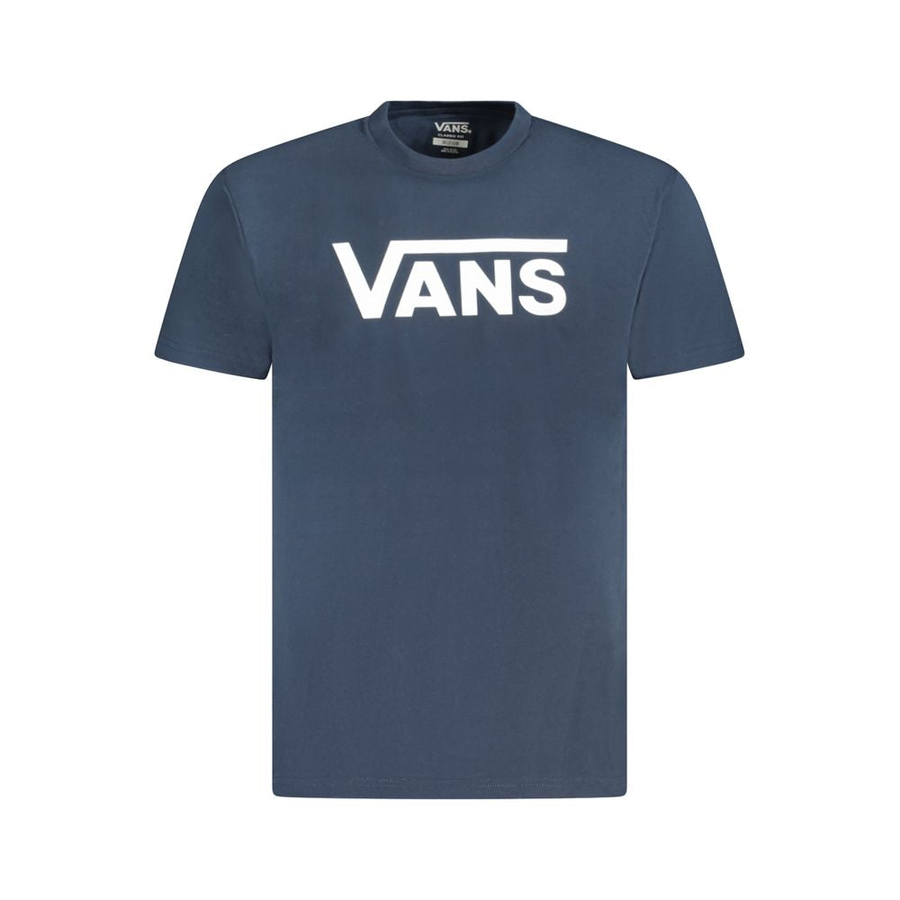 Blaues Baumwoll-T-Shirt
