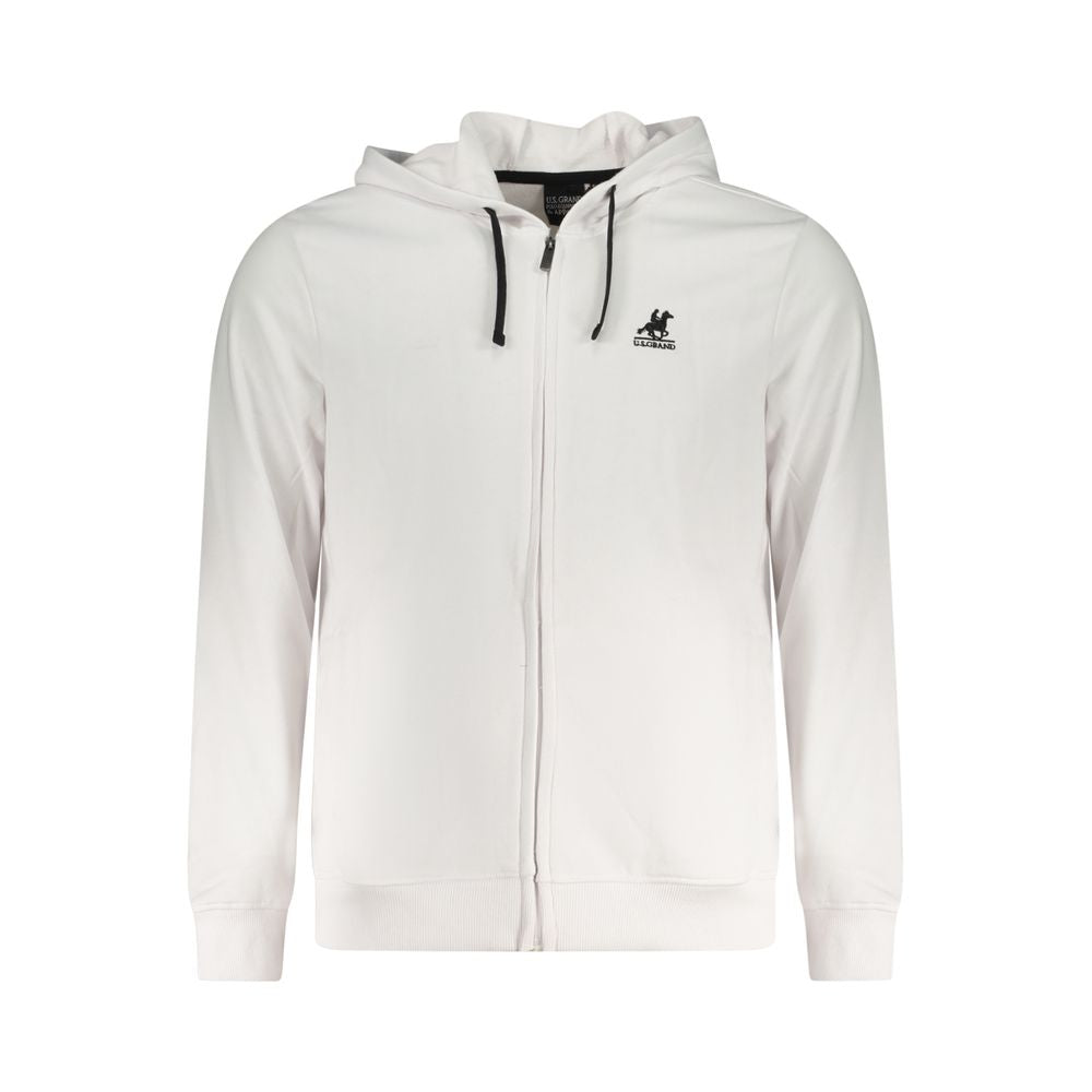 Weißer Baumwollpullover
