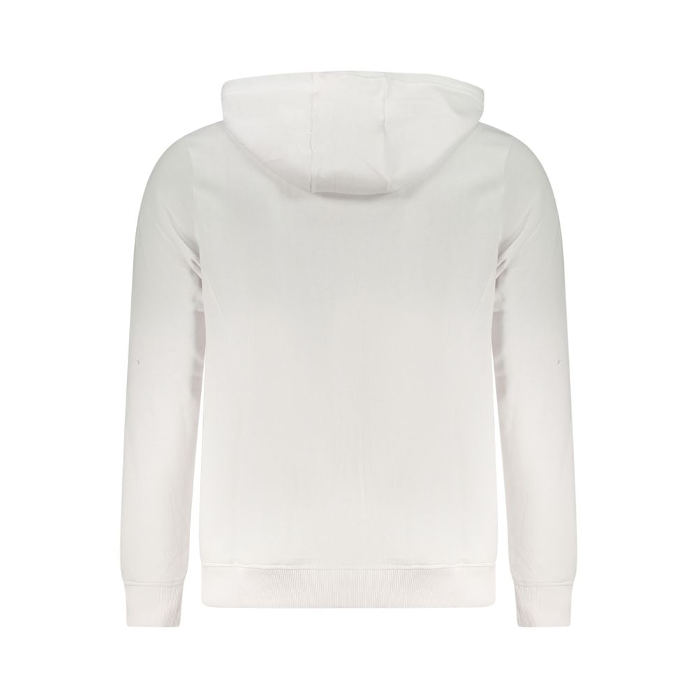 Weißer Baumwollpullover