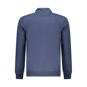 Blauer Baumwollpullover