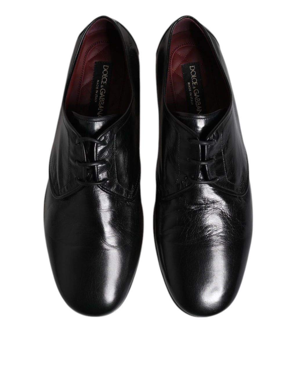 Schwarze Derby-Schnürschuhe aus Leder
