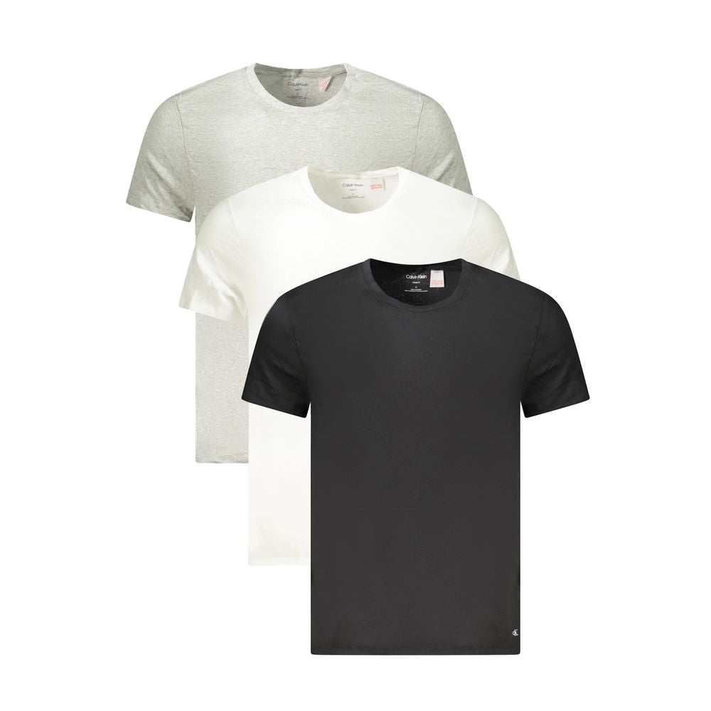 Graues Herren-T-Shirt aus Baumwolle