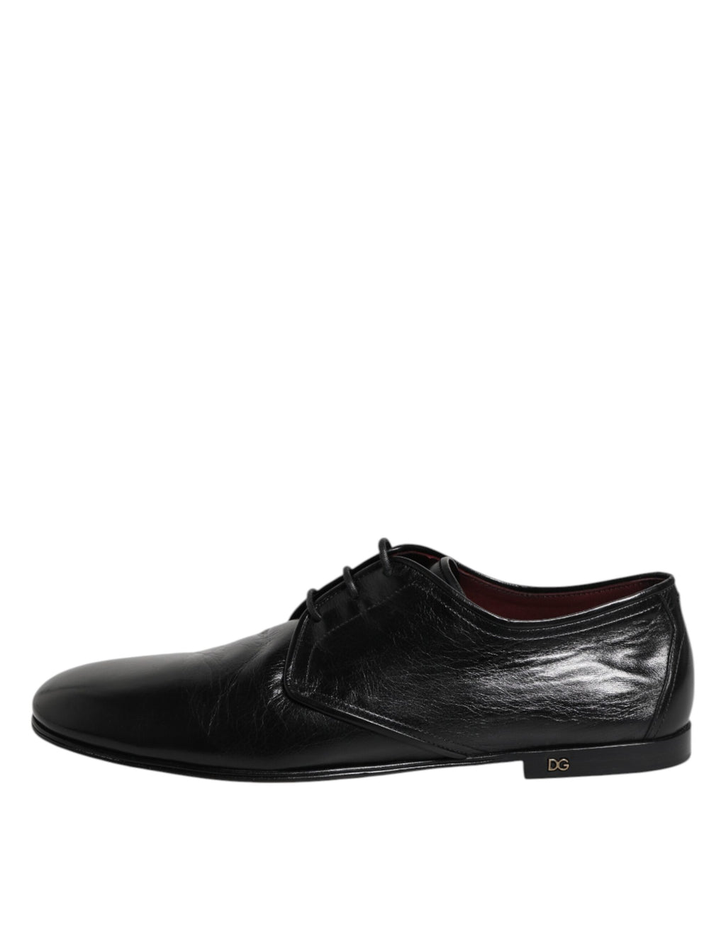 Schwarze Derby-Schnürschuhe aus Leder