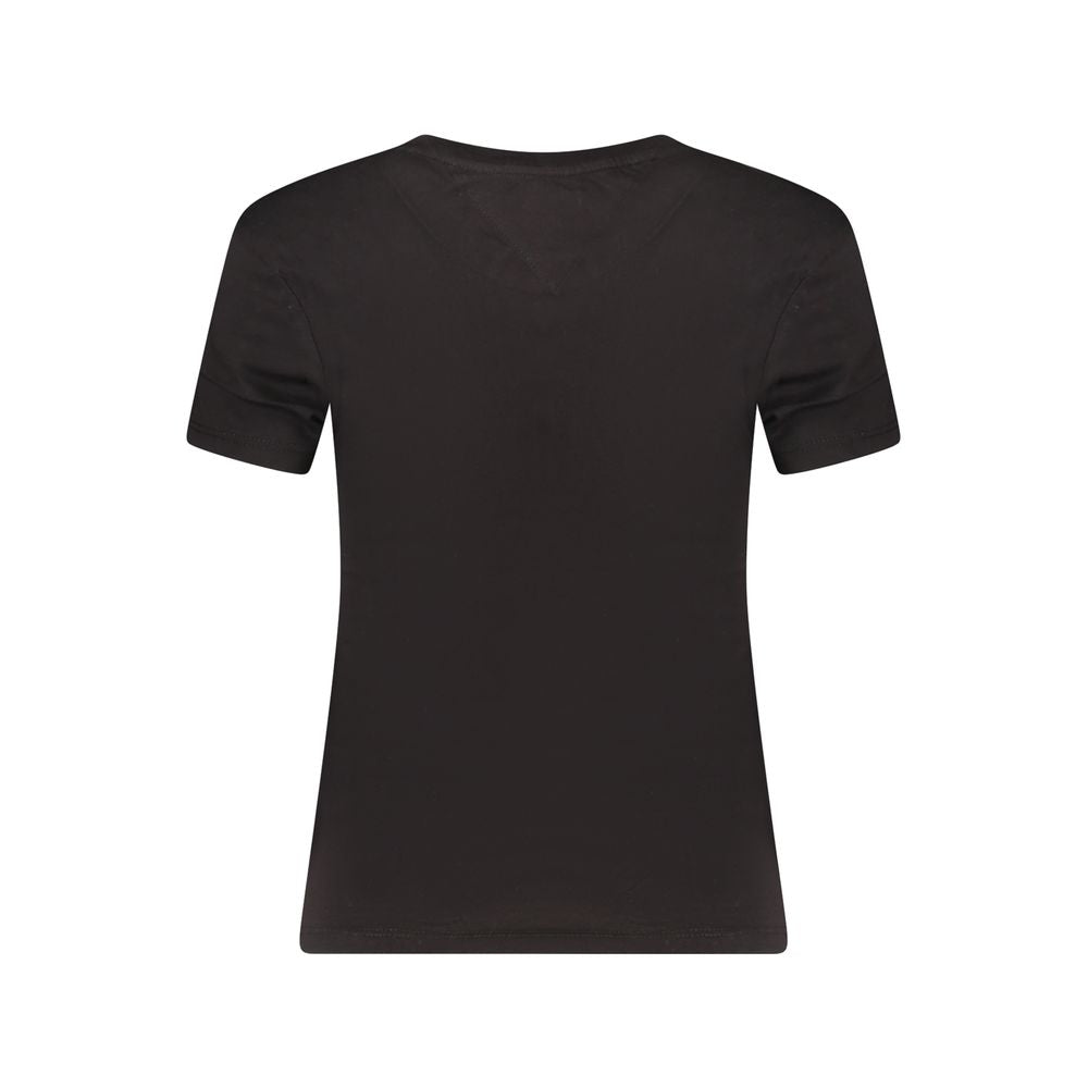 Schwarze Baumwolloberteile und T-Shirts