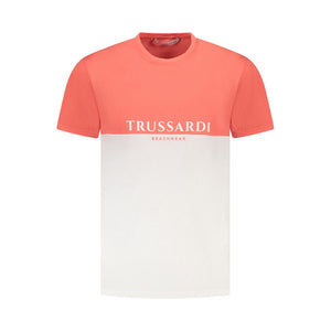 Pink Cotton Men T-Shirt