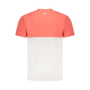 Pink Cotton Men T-Shirt