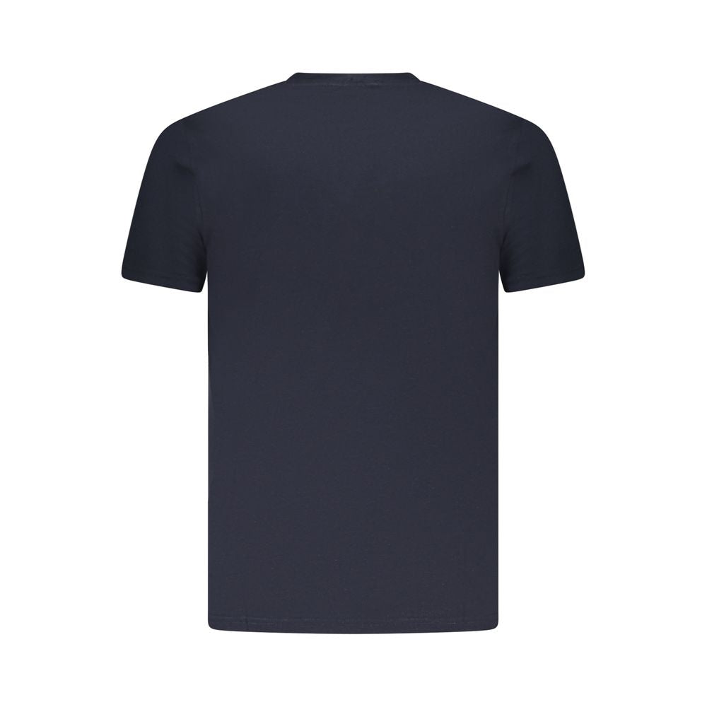 Blaues Herren-T-Shirt aus Baumwolle