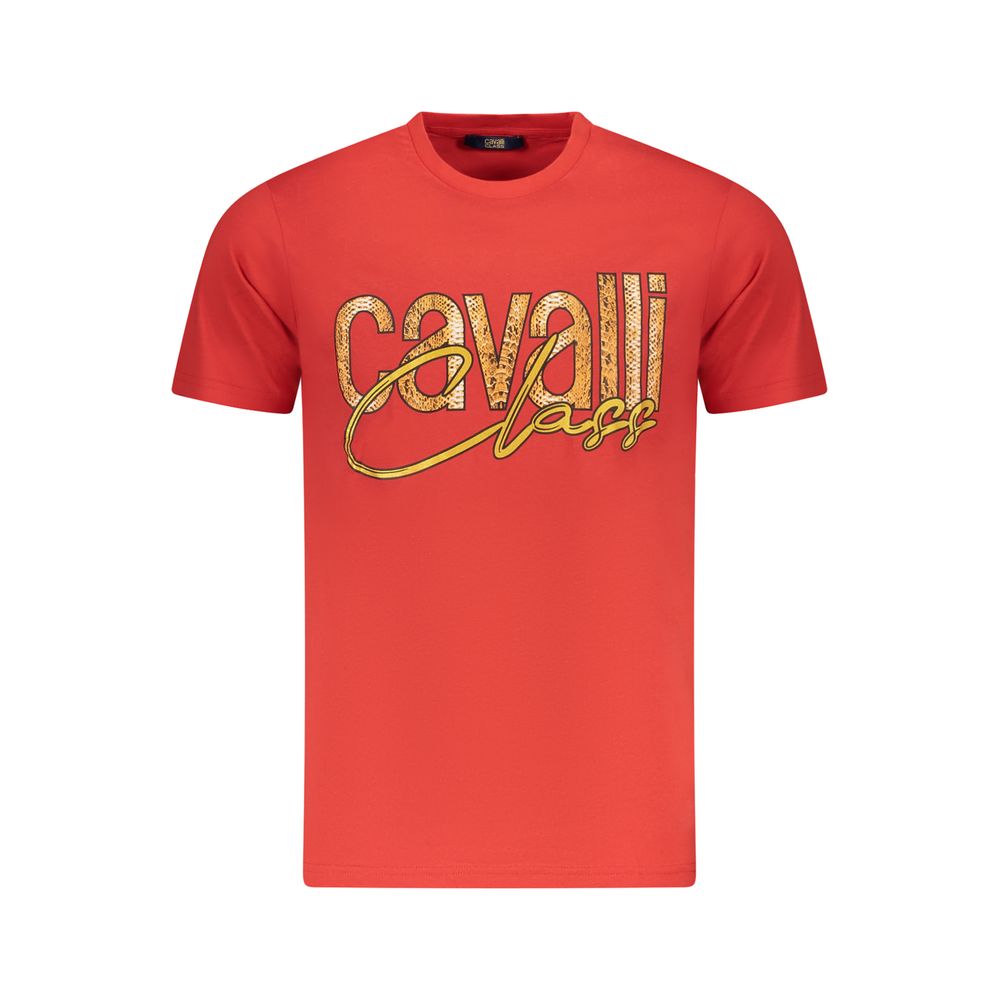 Rotes Herren-T-Shirt aus Baumwolle