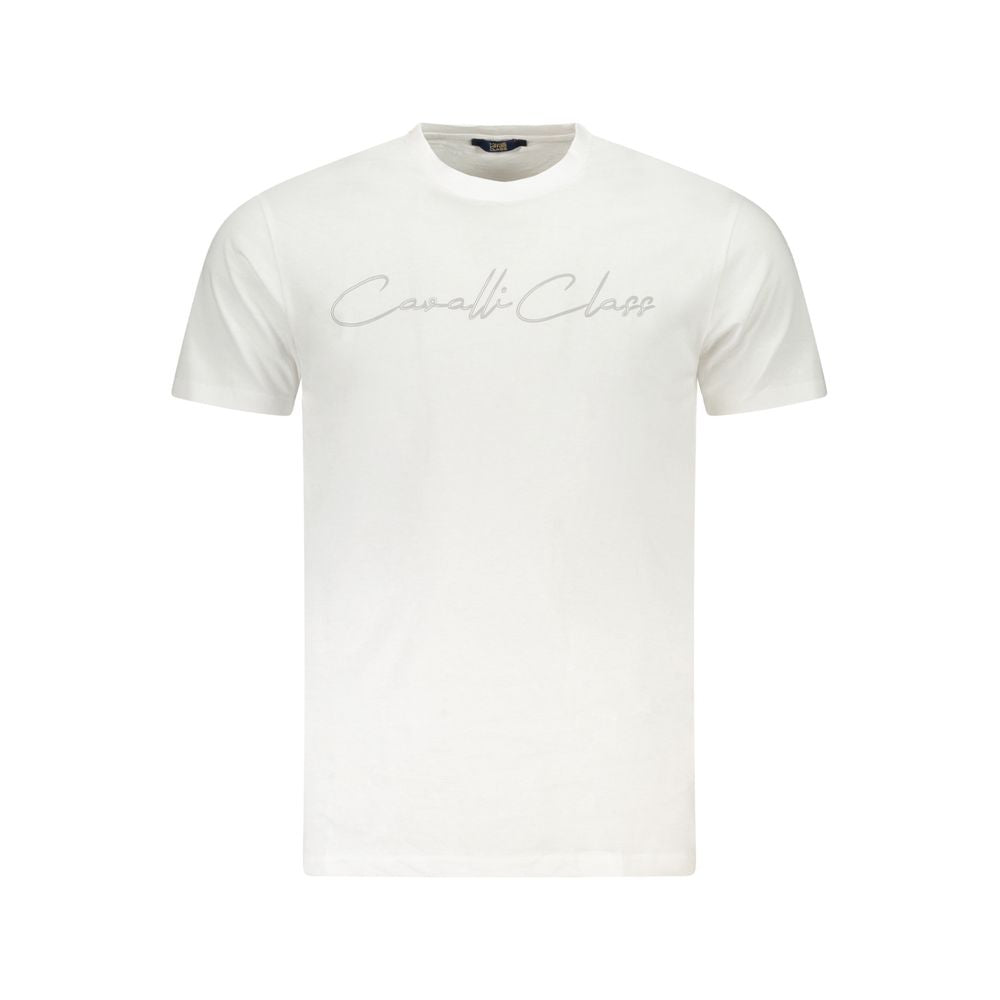 Weißes Herren-T-Shirt aus Baumwolle