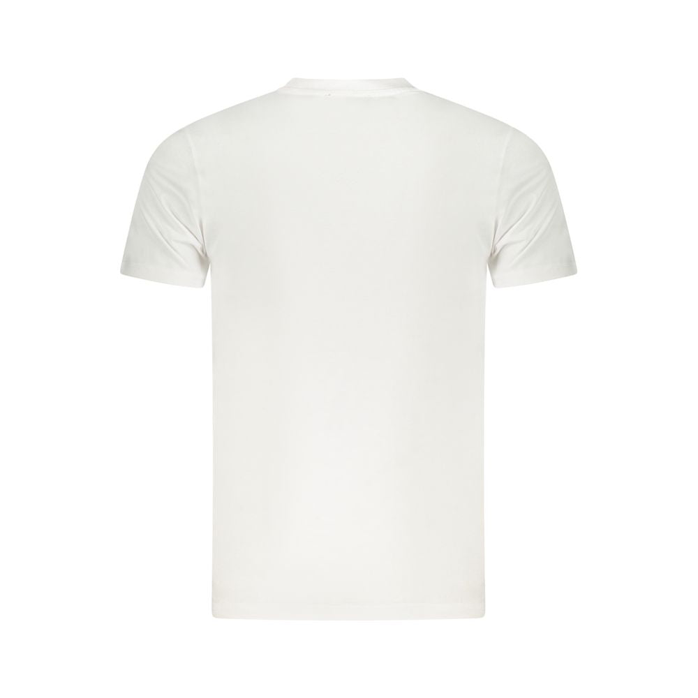 Weißes Herren-T-Shirt aus Baumwolle