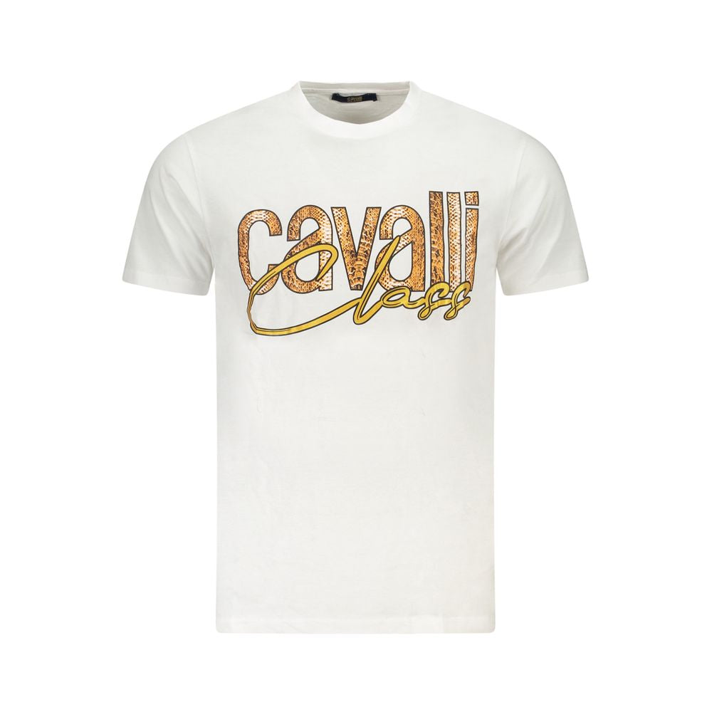 Weißes Herren-T-Shirt aus Baumwolle
