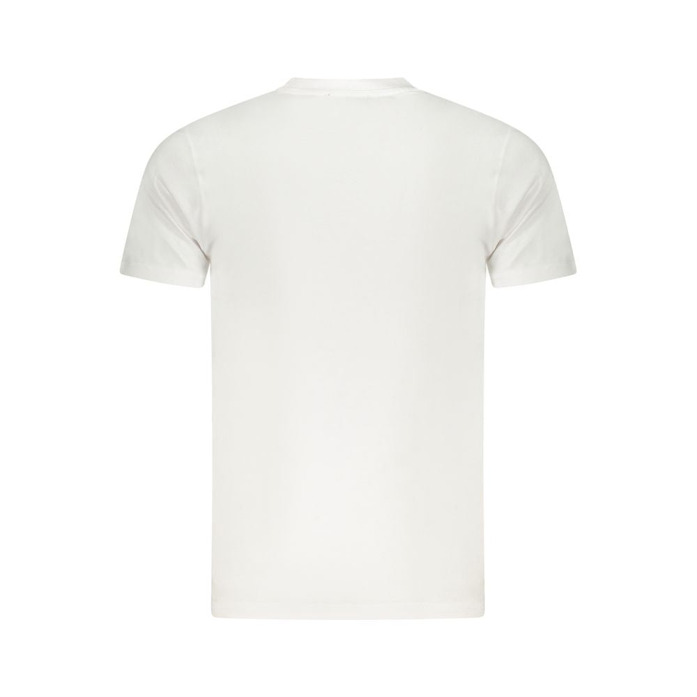 Weißes Herren-T-Shirt aus Baumwolle