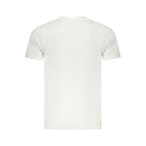 White Cotton Men T-Shirt