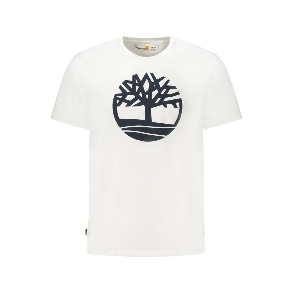 Weißes Herren-T-Shirt aus Baumwolle