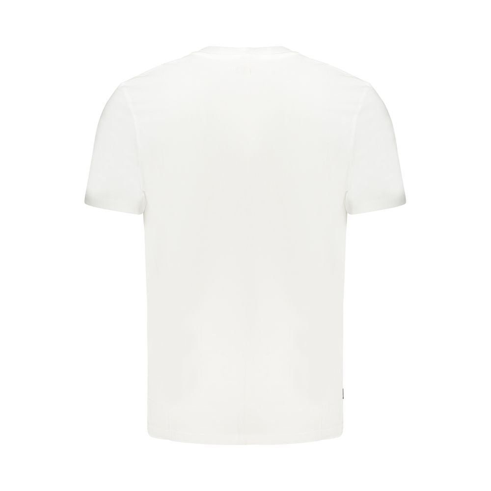 Weißes Herren-T-Shirt aus Baumwolle