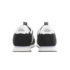 Schwarzer Polyester Herren Sneaker