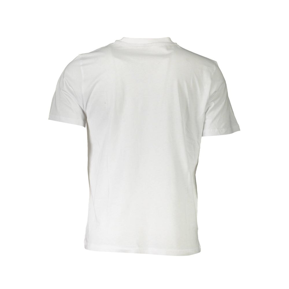 Weißes Herren-T-Shirt aus Baumwolle