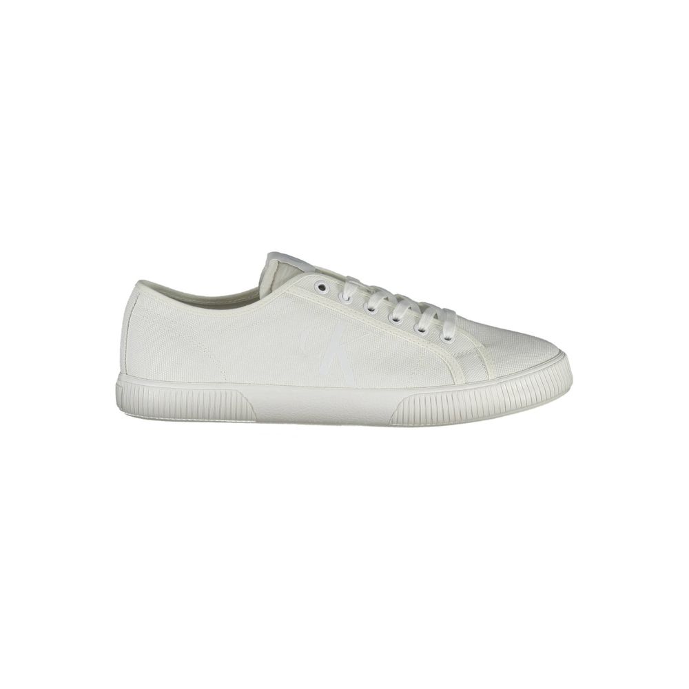 Weiße Polyester Herren Sneaker