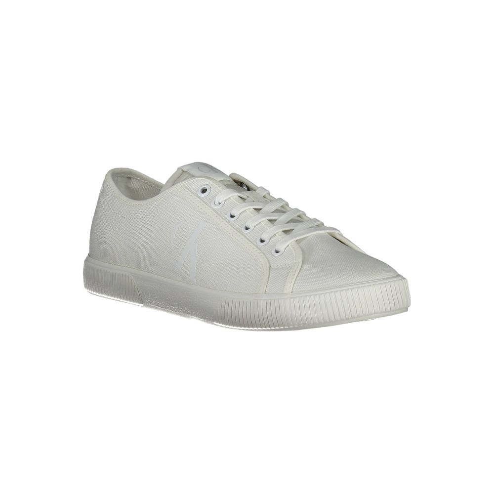 Weiße Polyester Herren Sneaker