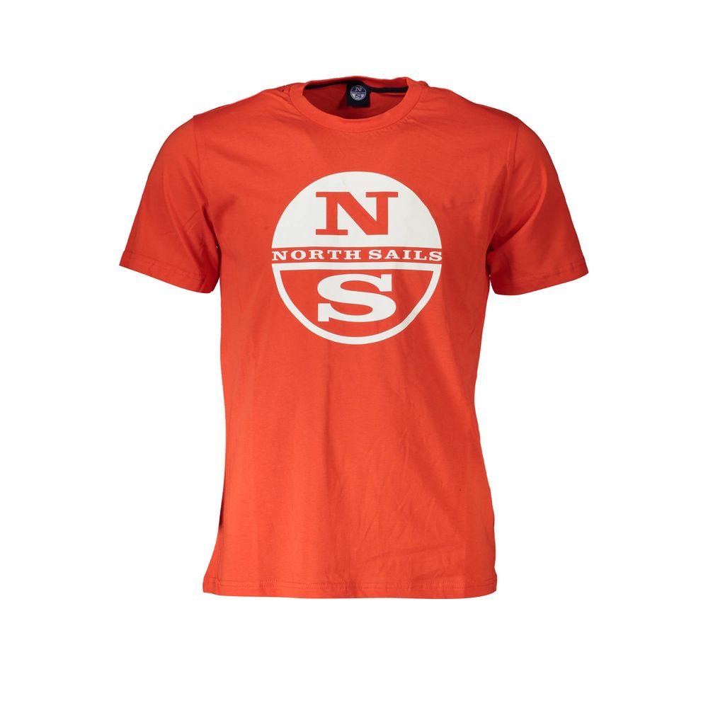 Rotes Herren-T-Shirt aus Baumwolle