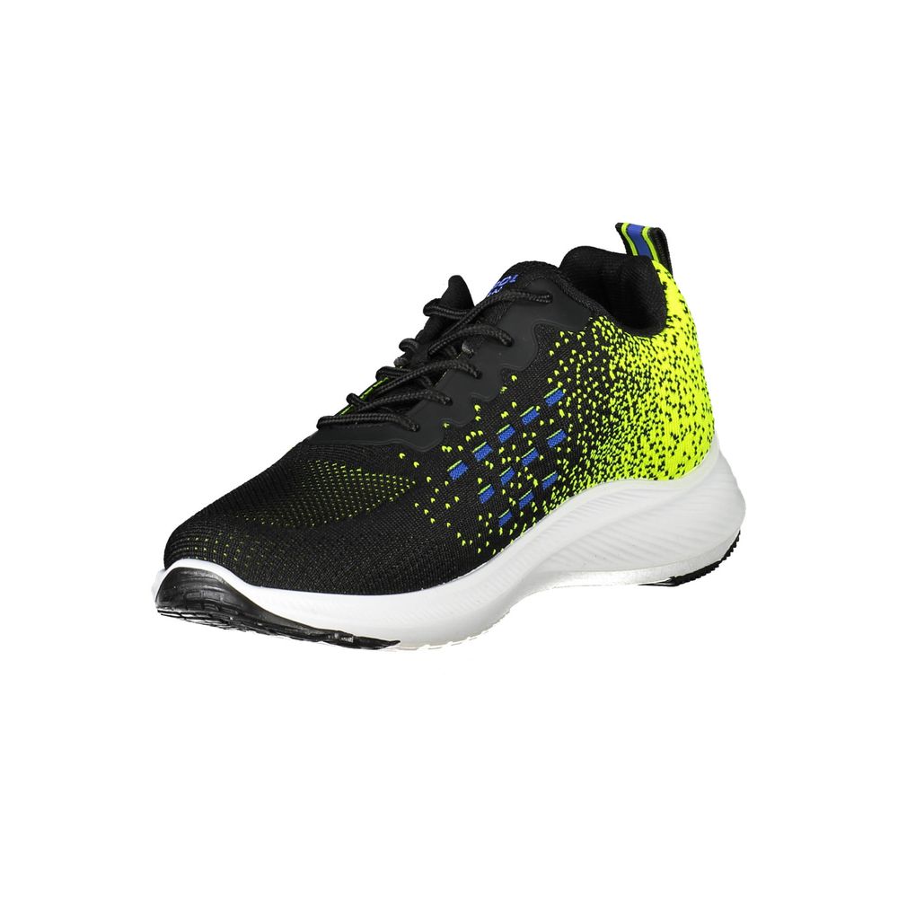 Schwarzer Polyester-Herren-Sneaker