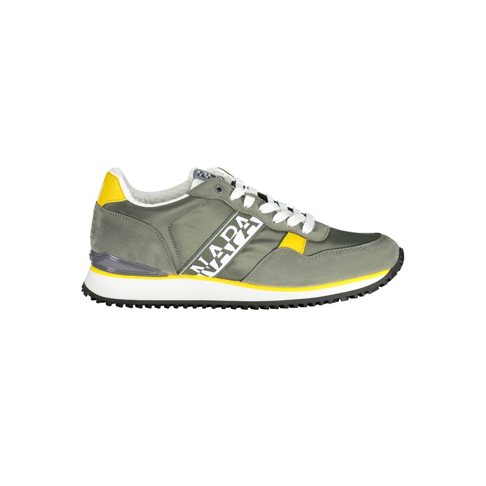 Grüner Polyester Herren Sneaker