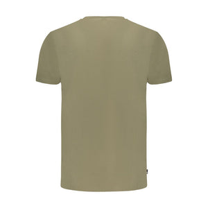 Grünes Herren-T-Shirt aus Baumwolle