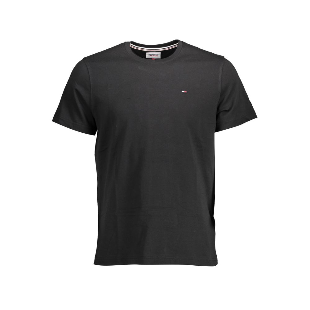 Schwarzes Herren-T-Shirt aus Bio-Baumwolle
