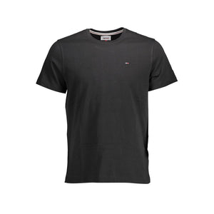Schwarzes Herren-T-Shirt aus Bio-Baumwolle