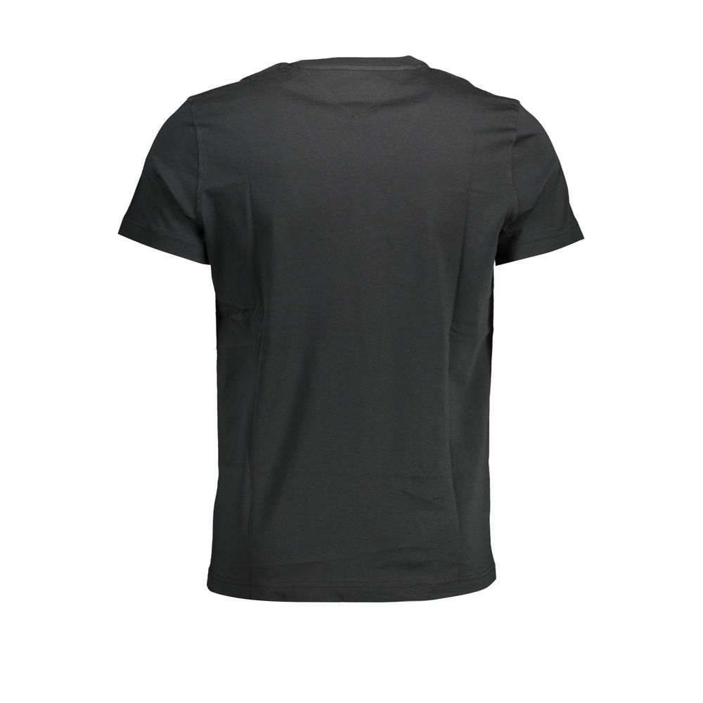 Schwarzes Herren-T-Shirt aus Bio-Baumwolle