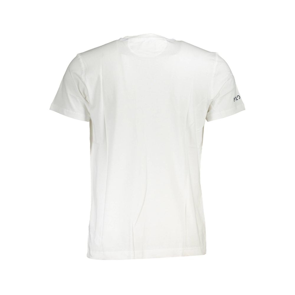 Weißes Herren-T-Shirt aus Baumwolle