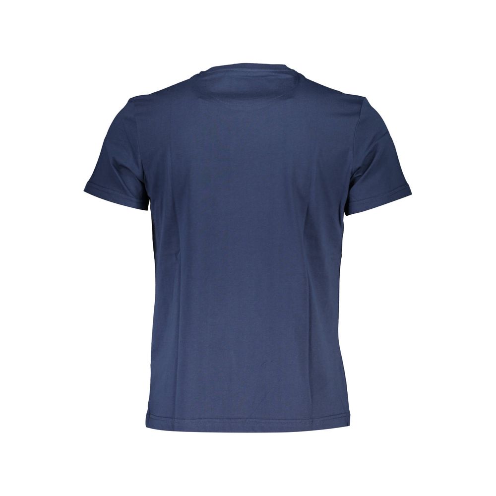 Blaues Herren-T-Shirt aus Baumwolle