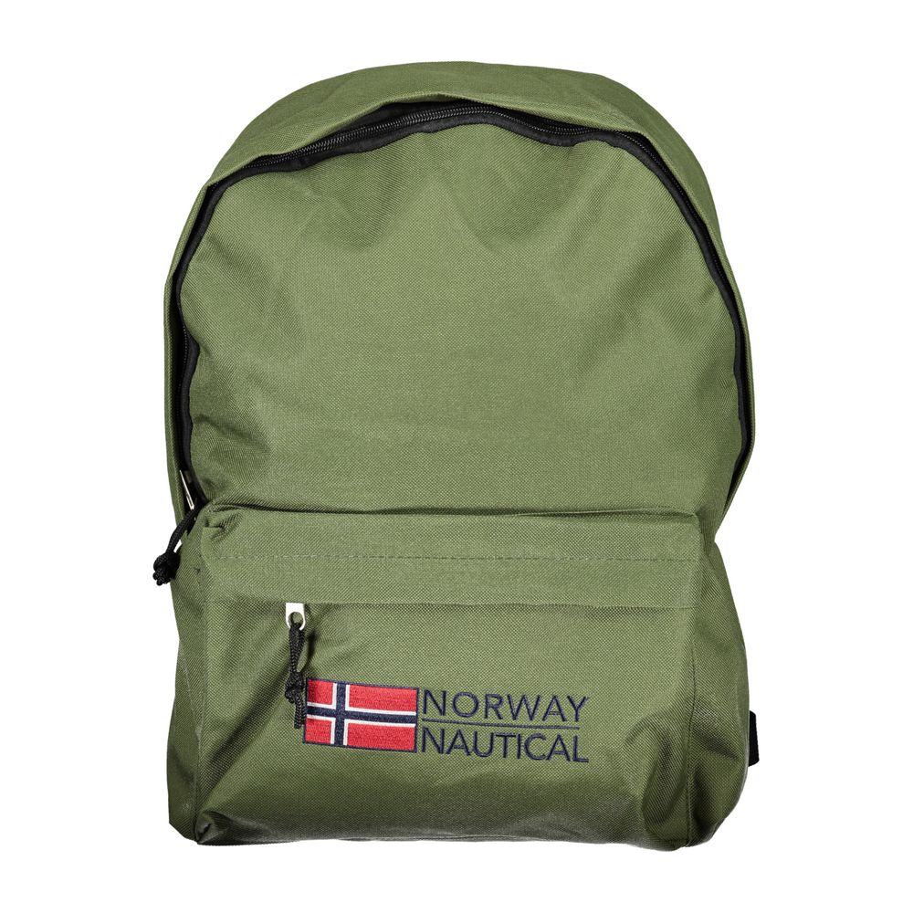 Grüner Polyester-Herrenrucksack
