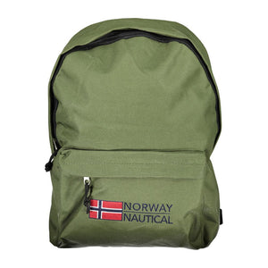 Grüner Polyester-Herrenrucksack