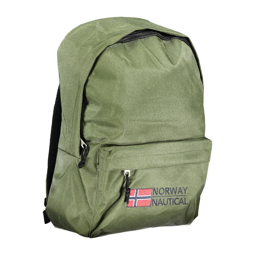Grüner Polyester-Herrenrucksack